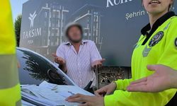 Alkollü sürücü polise yakalandı: "Sanki cinayet mi işledik 5 tane kağıt imzalattın"