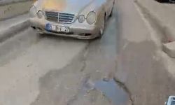 Trafiği hiçe sayan sürücü pes dedirtti!