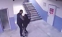 Okul müdürü otizmli öğrenciyi merdivenlerden itti