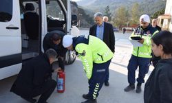 11 İlçede aynı anda kontrol: Taşımalı eğitim araçları mercek altında