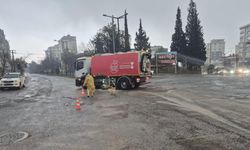 Kahramanmaraş’ta sağanak yağış sonrası temizlik seferberliği