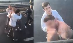 Trafikte öfke patlaması kamerada! Aracını yumruklayıp küfür etti