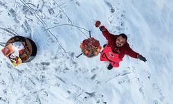 -20 Derecede video çekmek isterken kendini yaktı