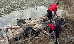 Kahramanmaraş’ta gölete uçan araçtan acı haber