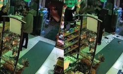 Bursa’da para üstü kavgası kamerada! Market savaş alanına döndü