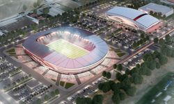 Kahramanmaraş'ın yeni stadyumu Dulkadrioğlu'nda yükseliyor