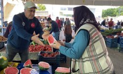 Mersin’de sezonun ilk karpuzu Fiyatı ve satış şekli şaşırttı