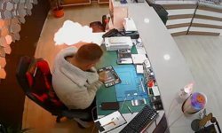 Tamir sırasında korku filmi gibi anlar yaşandı