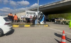 44 kişinin yaralandığı feci kazanın görüntüleri ortaya çıktı