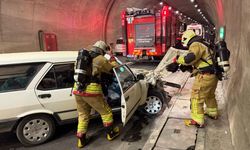 Kahramanmaraş’ta tünel içinde çarpışma ekipler seferber oldu