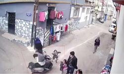 Kim dur diyecek, Küçük kıza çarpan motosikletli kaçtı