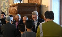 Başkan Görgel Abdülhamid Han Camii’nde vatandaşlarla buluştu