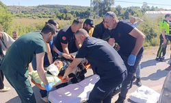 Manavgat yolunda takla atan araçta Ankaragücü futbolcusu ve ailesi yaralandı