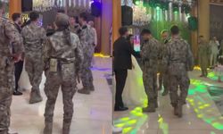 Gelin özel harekatçı çıktı, düğüne ekip arkadaşları damga vurdu