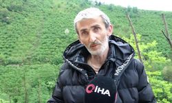 Giresun'da uçuruma yuvarlanan araçtan mucize kurtuluş