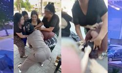 Antalya'da skandal olay: Genç kadını çocuğunun yanında darp edip videoya çektiler!