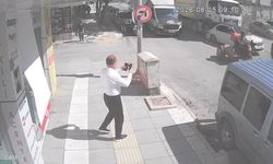 Freni patlayan hafriyat kamyonu zincirleme kazaya yol açtı: O anlar kamerada