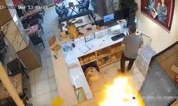 Ocakta menemen bırakıldı, kafede rüp patladı