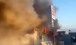 Hatay'da korku dolu anlar! Tostçu dükkanı 10 dakikada küle döndü
