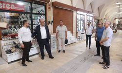 Akpınar’dan Tarihî Çarşı esnafına ziyaret