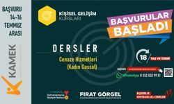 Kahramanmaraş’ta kadınlara ücretsiz gassallık eğitimi