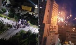 Kutlama yapmak isterken ortalığı birbirine kattılar! İki aile birbirine girdi