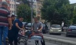Tetkik sonuçlarını beklemeden ayrıldı, 20 metre sonra yığıldı