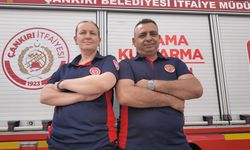 Evde eşi, telsizde görev arkadaşı: birlikte can kurtarıyorlar
