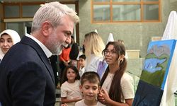 Kahramanmaraş'ta miniklerin sanat yolculuğu sergiyle taçlandı