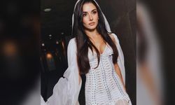 Hande Erçel Milano’da göz kamaştırdı! Beyaz elbisesi dikkat çekti