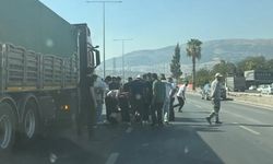 Kahramanmaraş’ta tırın çarptığı yaya yaralandı