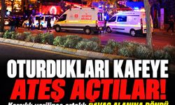 Oturdukları kafeye ateş açtılar! Karşılık verilince ortalık savaş alanına döndü