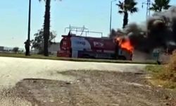 Kahramanmaraş'ta korkutan tanker yangını: İtfaiyenin müdahalesi faciayı önledi