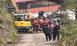 Trabzon’da toprak kayması: 1 işçi hayatını kaybetti