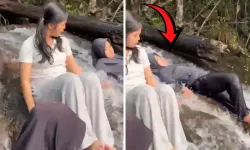 Doğa gezisi kabusa dönüştü: Genç kadın şelaleden kayalıklara çakıldı! O anlar kamerada