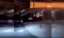 Hem suçlu hem güçlü! Ters yönden gelip trafiği kilitledi