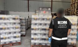 İzmir’de dev kaçak içki operasyonu: 23 bin şişe ele geçirildi