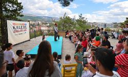 Kahramanmaraş Kalesi çocukların neşesiyle şenlendi