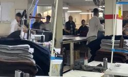 Konfeksiyon atölyesinde tekmeli yumruklu kavga! O anlar kamerada