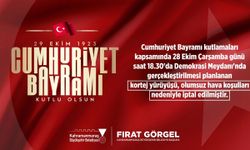 Kahramanmaraş’ta 29 Ekim kortej yürüyüşü iptal edildi