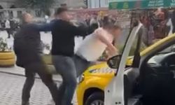 Taksicilerin müşteri tartışması meydan savaşına dönüştü