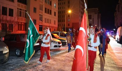 Nevşehir’de ilk sahura mehteranla kalktılar