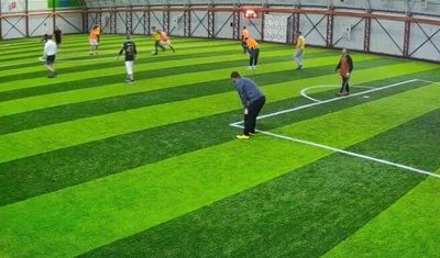 Halı saha maçında kalbine yenik düştü: O anlar kamerada