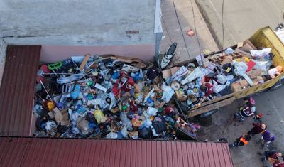 Ordu'da şoke eden olay! 6 saatte 20 kamyon çöp taşındı