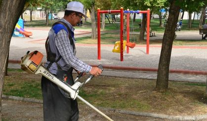 Park bahçeden kış hazırlığı başladı