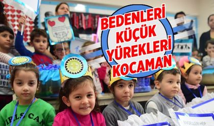 Kahramanmaraş'ta minik öğrencilerden engellilere ''Mavi Kapak'' desteği