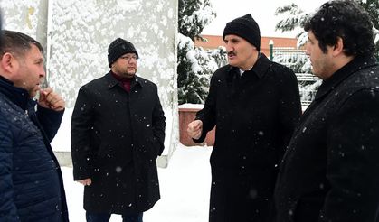 Dulkadiroğlu'nda karla mücadele çalışmaları!