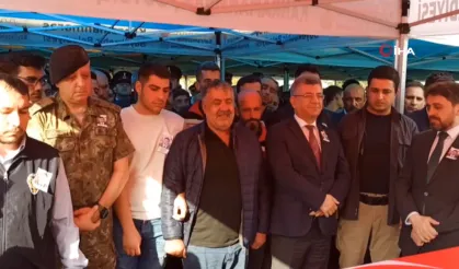 Kahramanmaraşlı şehit Kürşat Sert'e son görev