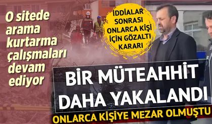 Gaziantep'te çöken Ayşe Mehmet Polat Sitesi'nin müteahhidi gözaltına alındı
