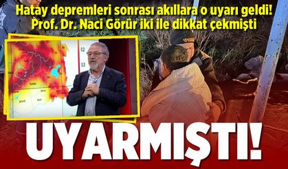 Daha önce Hatay için uyaran Prof. Naci Görür, Adana'ya dikkat çekti